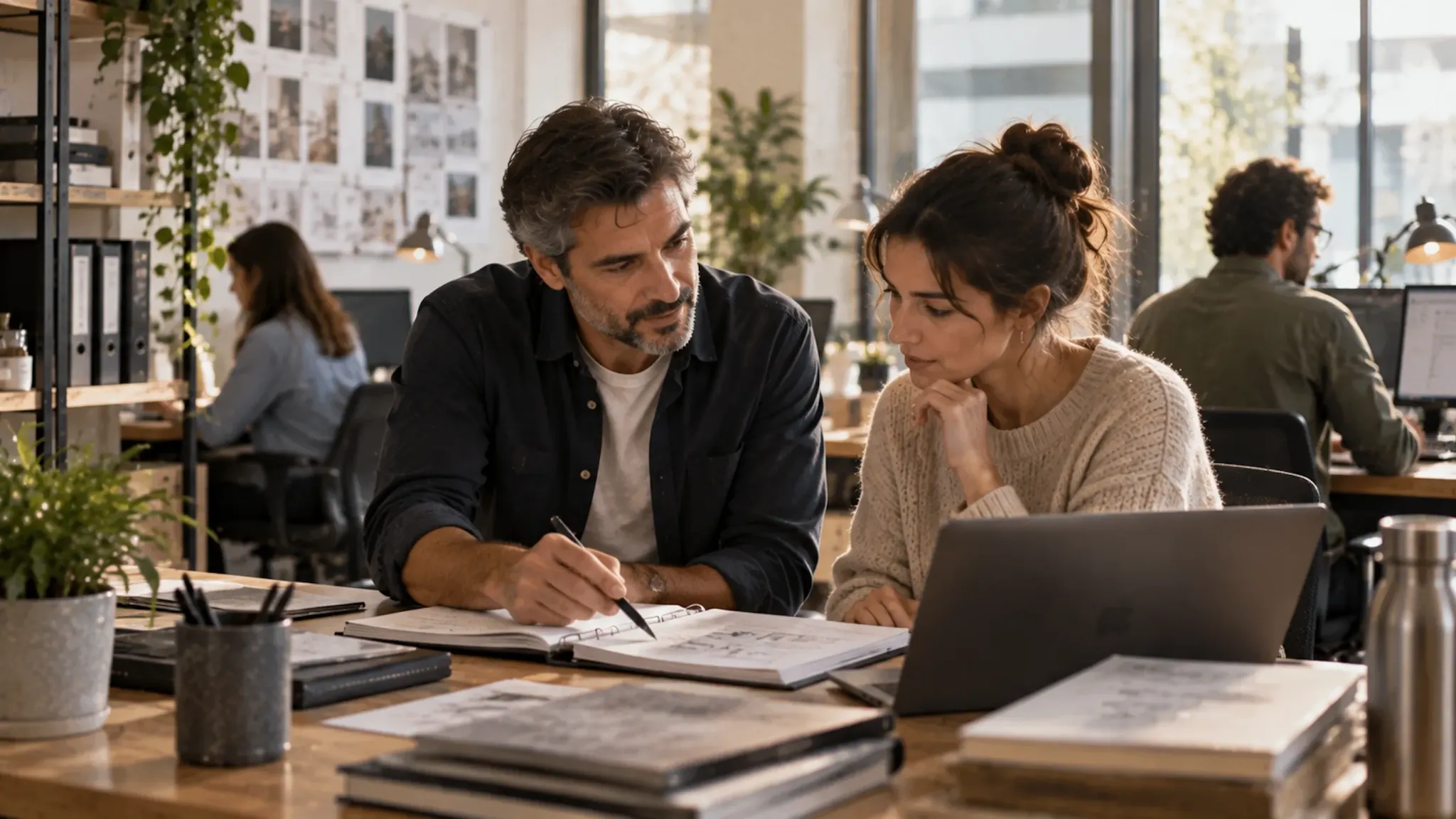 Equipo trabajando en recursos humanos